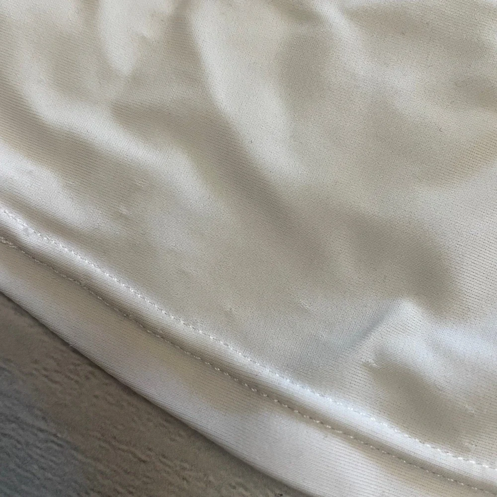 Green Sprouts baby white rash‎ guard 6 months